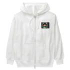 Oshiboriの虹ドット絵 Heavyweight Zip Hoodie