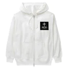 yielanggo007の暗闇の光十字架 Heavyweight Zip Hoodie