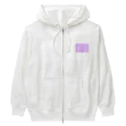 noiSutoaの神秘的なパープルカラー円周率１０００桁 Heavyweight Zip Hoodie