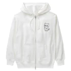 ゆるねこshopのお腹のでてる猫3 Heavyweight Zip Hoodie