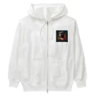 素敵ショップの将軍パグ Heavyweight Zip Hoodie