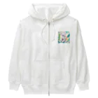 いちごソーダのコアラのクローバー Heavyweight Zip Hoodie