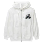 バイカーズクラブのAmericandog Heavyweight Zip Hoodie