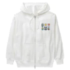 はむはむのかわいいデザイン　人気アイテム Heavyweight Zip Hoodie