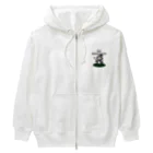 Stylo Tee Shopのネクロマンサーのネコさん Heavyweight Zip Hoodie