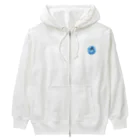 aqua_bioの太陰大極イルカの宝石 Heavyweight Zip Hoodie