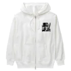 namidamakiのグラサン侍 Heavyweight Zip Hoodie