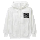 Bonmaru☆ぼんまるのモノクロ蛇のタペストリー Heavyweight Zip Hoodie