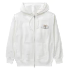 ganeshaのかわいい犬のバックグラウン Heavyweight Zip Hoodie