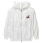 Mana AのカラフルTillandsia Heavyweight Zip Hoodie