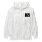 AItamの炎の守護者「炎タイプの猫」 Heavyweight Zip Hoodie