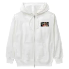 ADOのＦ１レーサー猫 Heavyweight Zip Hoodie