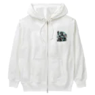 shime_savaのトーチを持ったおばちゃんライダー Heavyweight Zip Hoodie