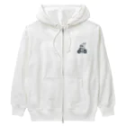 BOSATUのバイクに乗ったうさぎ Heavyweight Zip Hoodie