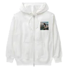 NOAのサーフィン美女 Heavyweight Zip Hoodie