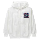 saoc11039の幾何学的なデザイン Heavyweight Zip Hoodie