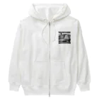 HECreaterの貨物機と貨物船融合 Heavyweight Zip Hoodie