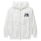 『NG （Niche・Gate）』ニッチゲート-- IN SUZURIのGet Up! Stand Up!(黒) Heavyweight Zip Hoodie