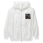 Take-chamaの現代的な仏像が、華やかな雰囲気でお部屋を彩ります。 Heavyweight Zip Hoodie