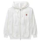 ぷぷオレンジのキラキラ花ミックスこけしちゃん Heavyweight Zip Hoodie