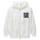 海の幸の幽霊海賊船 Heavyweight Zip Hoodie