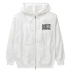 White-Holeのライトランゲージアート Heavyweight Zip Hoodie