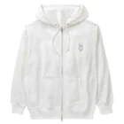 8890のラインアート　ロボット Heavyweight Zip Hoodie