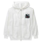 NL-の猫×蝶 Heavyweight Zip Hoodie