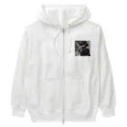 vieのvie BLACK_smoke Heavyweight Zip Hoodie