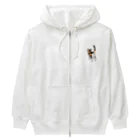 Riotoのねこけつω（三毛猫） Heavyweight Zip Hoodie