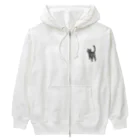 Riotoのねこけつ（サバトラ） Heavyweight Zip Hoodie