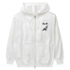 オカヤマのクルッポー（ハト） Heavyweight Zip Hoodie