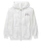 イラスト MONYAAT のスズメがちゅん SMLTシャツ Heavyweight Zip Hoodie