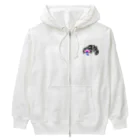 もむのふの爬虫類グッズやさんのマツカサトカゲちゃん Heavyweight Zip Hoodie