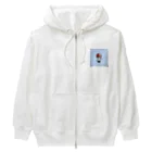 Beni屋の赤髪狐のお面 Heavyweight Zip Hoodie