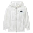 Atelier Pomme verte のHumpback whale22 Heavyweight Zip Hoodie