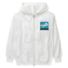 LalaHangeulのHammerhead shark(撞木鮫) Heavyweight Zip Hoodie