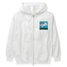 LalaHangeulのHammerhead shark(撞木鮫) Heavyweight Zip Hoodie