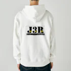 Threefall Japan Aviationの背面ロゴ！【J3Rロゴ（TFJAバージョン:３ｃｈ手書き滑走路） 】 Heavyweight Zip Hoodie