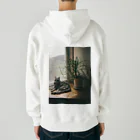 毎日ころりんの猫の写ルンです Heavyweight Zip Hoodie