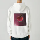 AI画家『Stable Diffusion』Shopのスペース・アップル🍎 Heavyweight Zip Hoodie