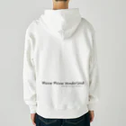 mixethnicjamamaneseの保護猫お助け big logo Heavyweight Zip Hoodie