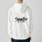 SquatterのSquatter Backlogo Hoodie ヘビーウェイトジップパーカー