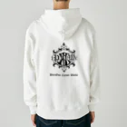 ピュアワン コルセット ワークスのロゴ（横文字） Heavyweight Zip Hoodie