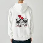 furebuhi　clubのＬＯＶＥＬＹ　ＰＵＧ（ラブリーパグ） Heavyweight Zip Hoodie