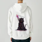 やまやまshopのCat Weaving Spells Heavyweight Zip Hoodie