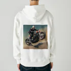 Yamapの仮面のバイク乗り Heavyweight Zip Hoodie