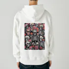 Skull sectionの薔薇とドクロ Heavyweight Zip Hoodie