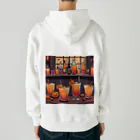 ReoReo-Artのハロウィーンなカクテルシリーズ Heavyweight Zip Hoodie