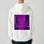 3tomo6's shopのpurple Heavyweight Zip Hoodie